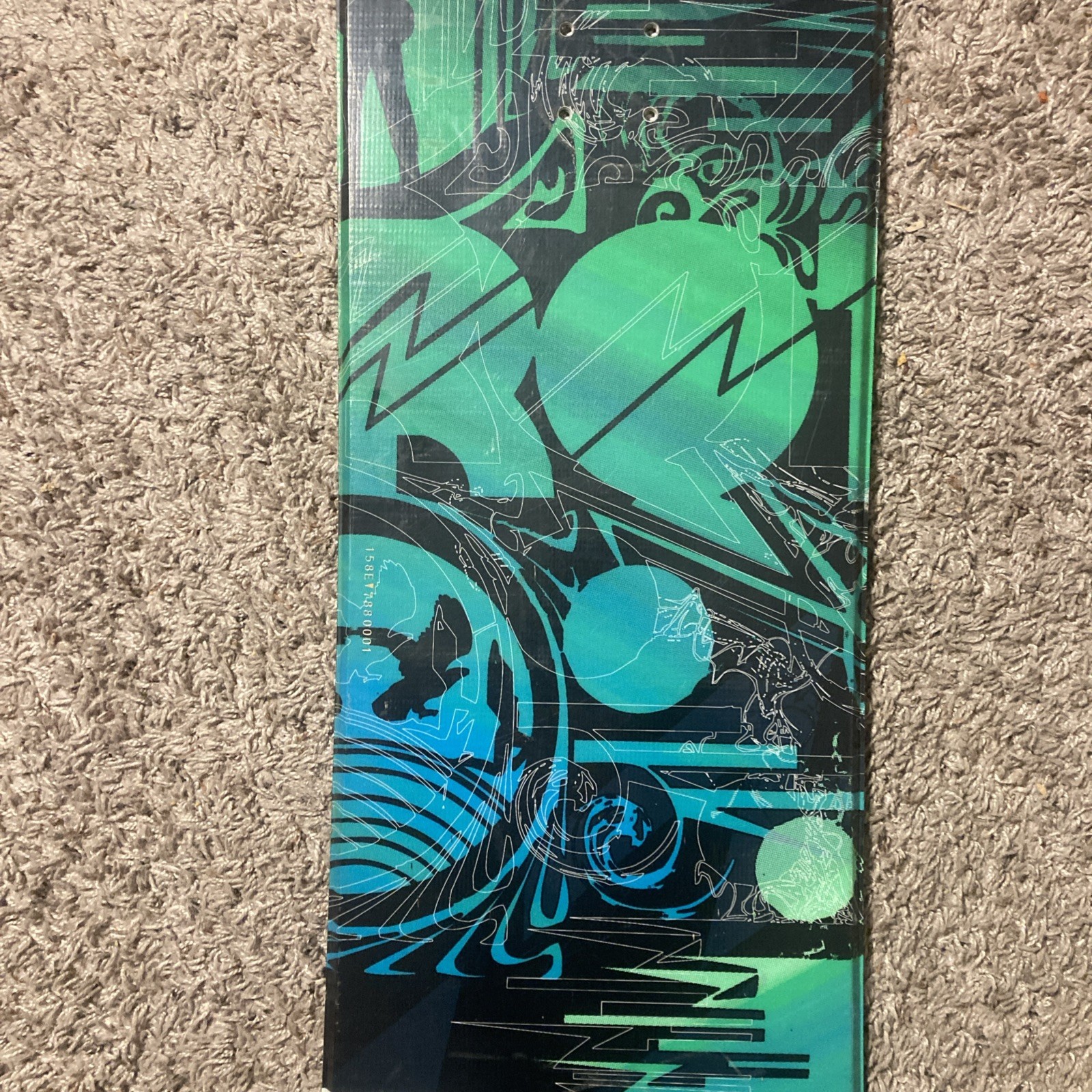 ZUMA Premium Style 158 cm Snowboard All Mountain Adult Black No Bindings