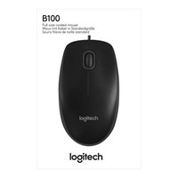 Logitech Maus Usb,800Dpi,3Tasten B100 Sw