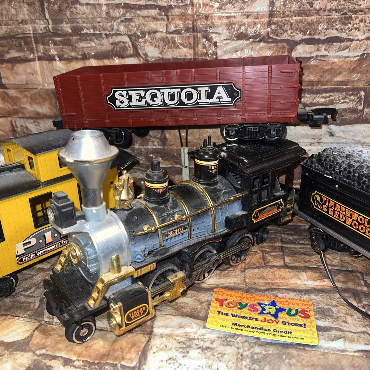 Timber Wolf & Redwood Great Railroad Empire Train Set New Bright