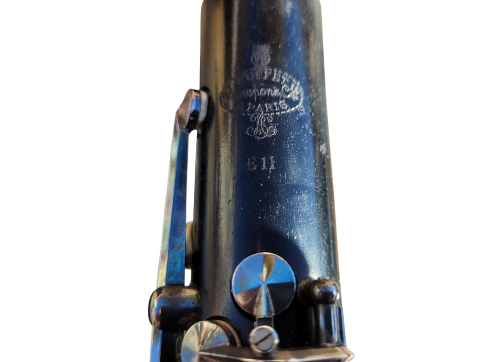 Clarinete de madera Buffet Crampon & Cie E11 con boquilla y estuche Foto 3 de 4
