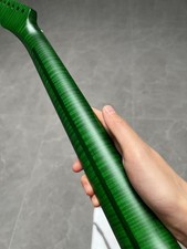 AAAA Green Flame Maple Electric Guitar Neck 22 Frets Bone Nut Round end frets