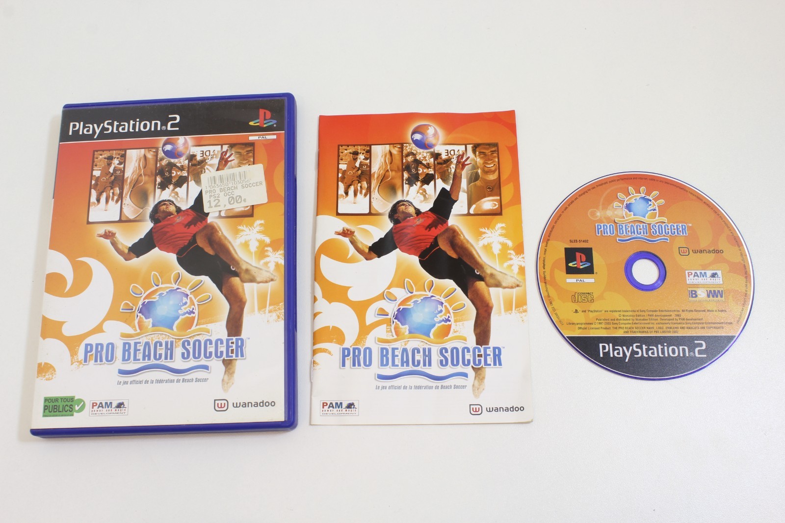 JEU PS2 PLAYSTATION 2 PAL - PRO BEACH SOCCER - FR