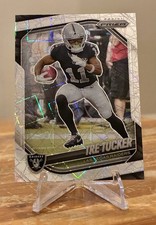 2025 Panini Prizm TRE TUCKER Lazer Prizm #162 Las Vegas Raiders