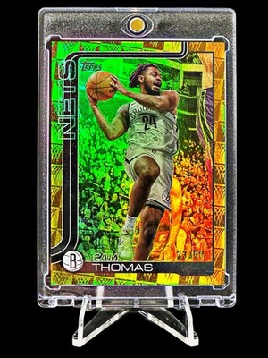 Cam Thomas 2025-26 Topps Season Tip Off Gold Foilboard /50 RC - Brooklyn Nets