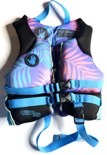 Body Glove Child Life Vest Jacket for 33-55 lbs Segmented Design Full Zip Belted