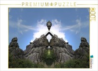 Calvendo Puzzle Another World - Externsteine | 1000 Pieces, Finished Size 25.2 ×
