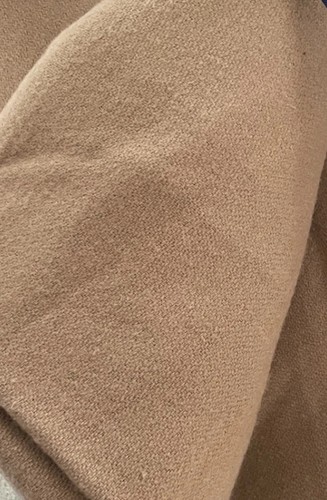 Manta de cama Ralph Lauren camel 100 % lana tamaño queen 88x88 marrón EXCELENTE de colección - Imagen 6 de 7