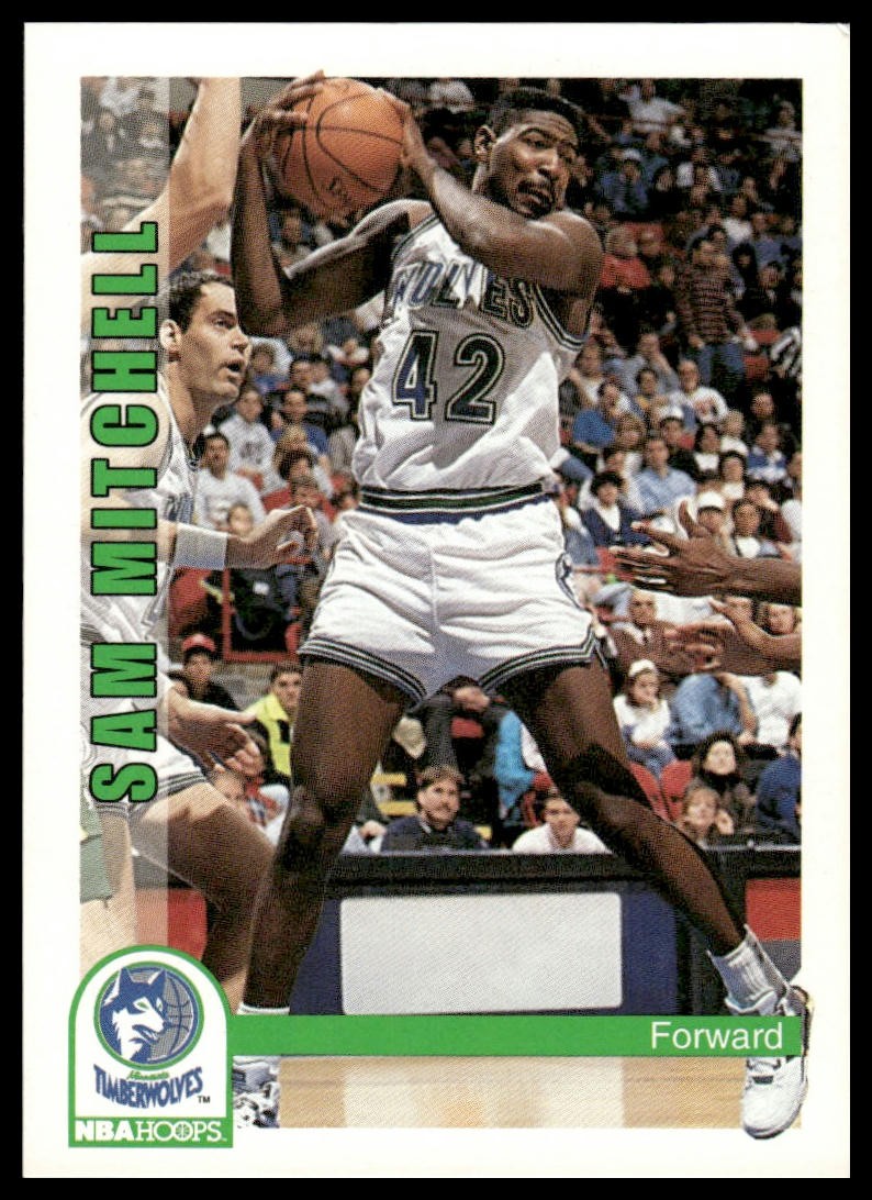 Sam Mitchell 1992-93 Hoops #139 Minnesota Timberwolves