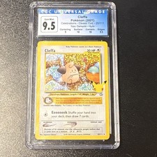 CGC 9.5 Cleffa 20/111 Celebrations Classic Collection Holo English 2021