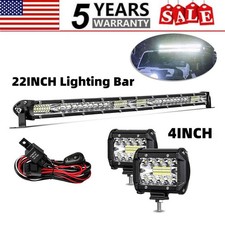 22inch Led Light Bar Spot Flood Combo2x4 Pod Offroad For Jeep Truck Suvwiring 22inch Led Light Bar Spot Flood Combo2x4 Pod Offroad For Jeep Truck Suvwiring
