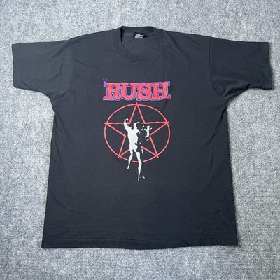 Vtg 1980s Rush 2112 Tour T-shirt Mens Xl Single Stitch Rock Concert Band  Tee 80s