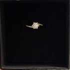14k Yellow Gold Round VVS1 Moissanite Prong Set Engagement Ring Size 7 — photo 2