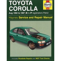 Toyota Corolla 08.1992-1997 Benzin Benziner Petrol Reparaturhandbuch Haynes