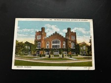 Postcard Boulder Colorado Macky Auditorium University Of Colorado Vintage