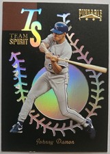 Johnny Damon 1996 Pinnacle Team Spirit #11 of 12 - Insert - Kansas City Royals