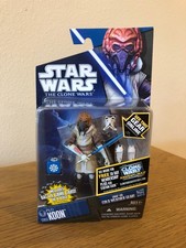 Star Wars The Clone Wars 2011 Plo Koon Cold Weather Gear CW53 action figure 3.75