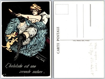Lhabitude Est Une Seconde Nature Postcard