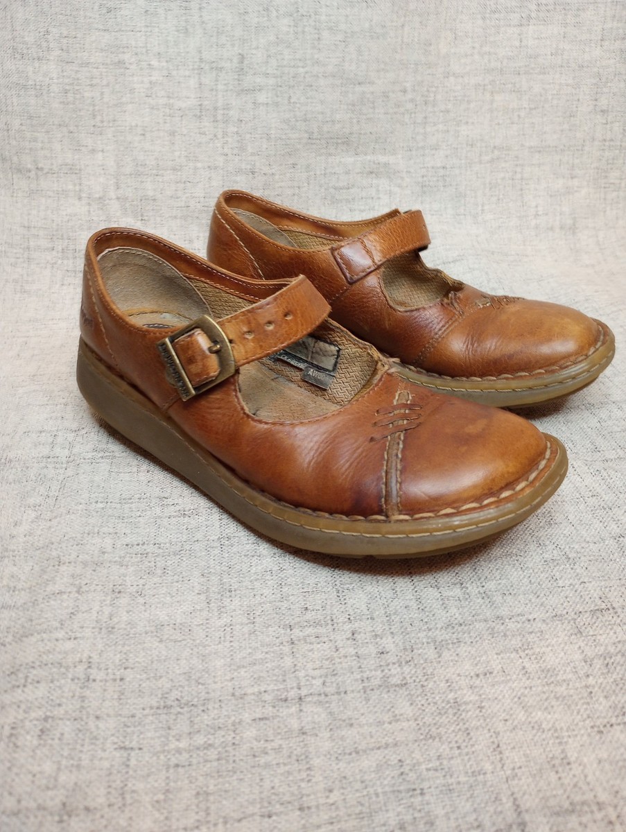 Dr.Martens MARYJANE レザーシューズ ブラウン 22cm Vintage Dr Doc Martens Brown Leather Mary Jane Shoes Size US
