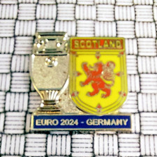 Scotland Euro 2024 Germany Enamel Pin Badge 25mm x 24mm