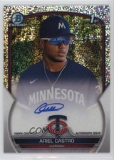2023 Bowman Chrome Prospect Speckle Refractor /299 Ariel Castro #CPA-AC Auto 1u6