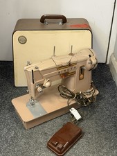 SINGER 328K Electric Portable Sewing Machine for Leather/Denim w/ Pedal & Case