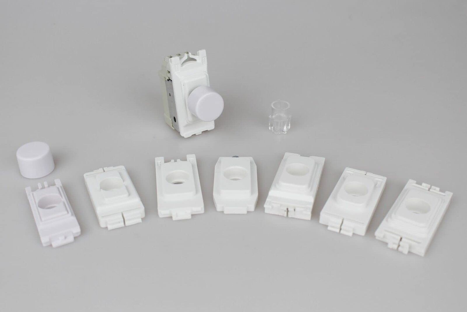 Varilight 2-Way Push-On/Off Rotary Dimmer Light Switch 40-400W White GIP400W.MG