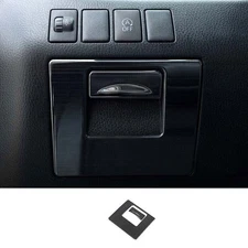 For Toyota Highlander 2014-2019 Black Steel Storage Box Left Upper Cover Trim 2x