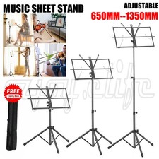 Foldable Sheet Music Stand Tripod Holder with Carry Bag for Stage Performence AU