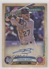 2019 Topps Gypsy Queen GQ Logo Swap Variation 50/99 Trevor Story Auto r7d