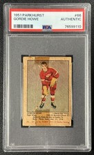GORDIE GORDON HOWE PSA AUTHENTIC AUTH 1951-52 PARKHURST #66 ROOKIE RC RED WINGS