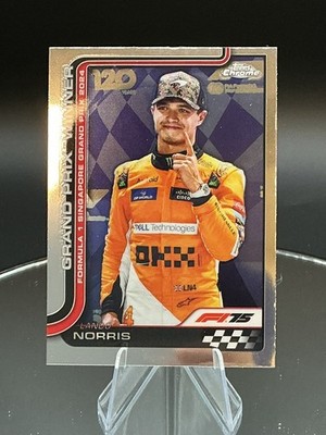 2025 Topps Chrome Formula 1 F1 #110 Lando Norris (Grand Prix WInners)
