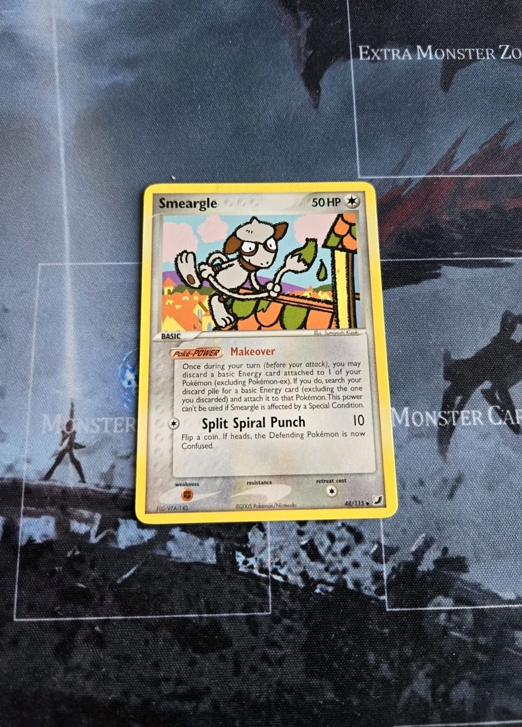 Smeargle 48/115 Unseen Forces Regular Uncommon Pokémon Card LP