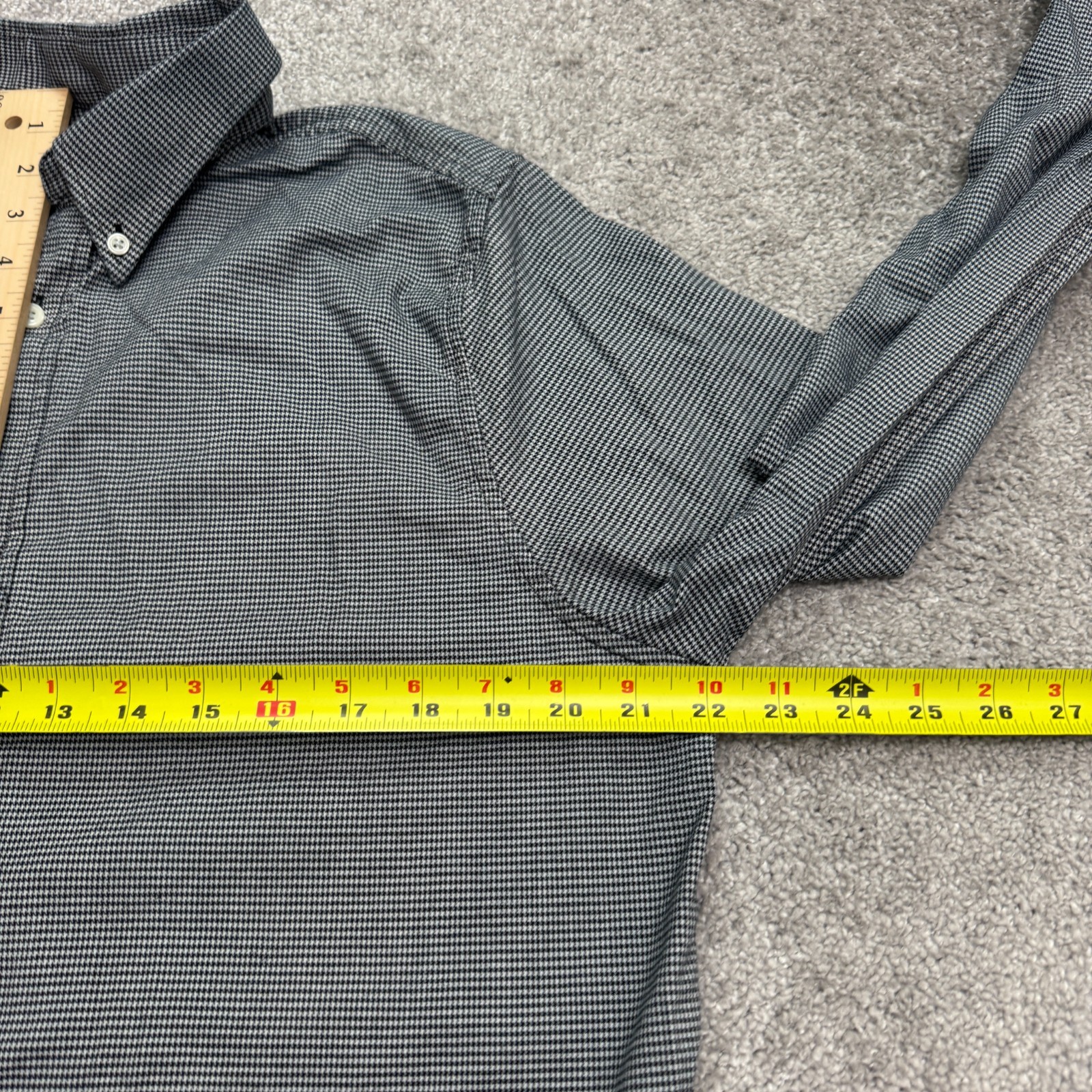 Five Four Nick Wooster Houndstooth Button Down Sh… - image 13