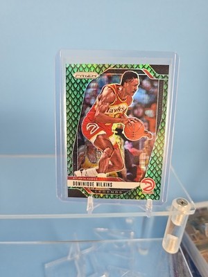 2024-25 Panini Prizm - Legends Dominique Wilkins #282 Jade Dragon Scale Prizm...