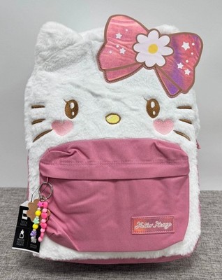 Bioworld Hello Kitty Kawaii Fuzzy Rucksack