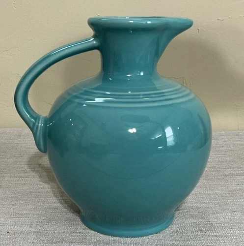 Homer Laughlin Fiestaware Fiesta Carafe Water Pitcher Turquoise 60oz  Post 86