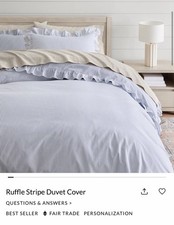 Pottery Barn Teen Essential All Season Duvet, Duvet Insert, and Shams Twin XL
