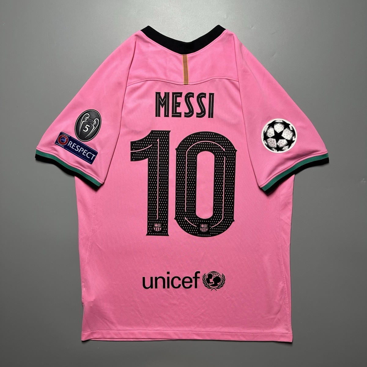BARCELONA NIKE 2020/2021 FOOTBALL THIRD JERSEY #10 MESSI SIZE “M