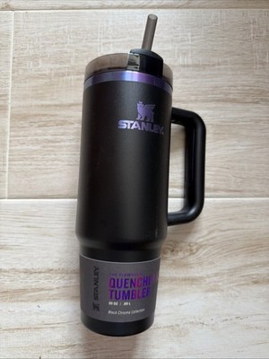 30 oz Stanley Tumbler Cup NWT Iridescent Quencher H2.O Black Chrome Collection 