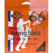 Rotosound RS665LC Swing Bass 66 Stainless Steel 5 String Bass Guitar Strings...