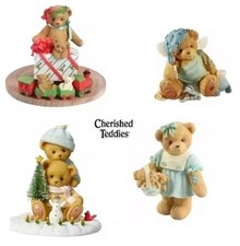 CHERISHED TEDDIES by ENESCO, HAND PAINTED, STONE RESIN, TEDDY BEAR FIGURINES