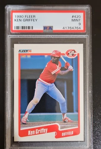1990 Fleer - Ken Griffey Sr. #420 LOW POP  PSA 9
