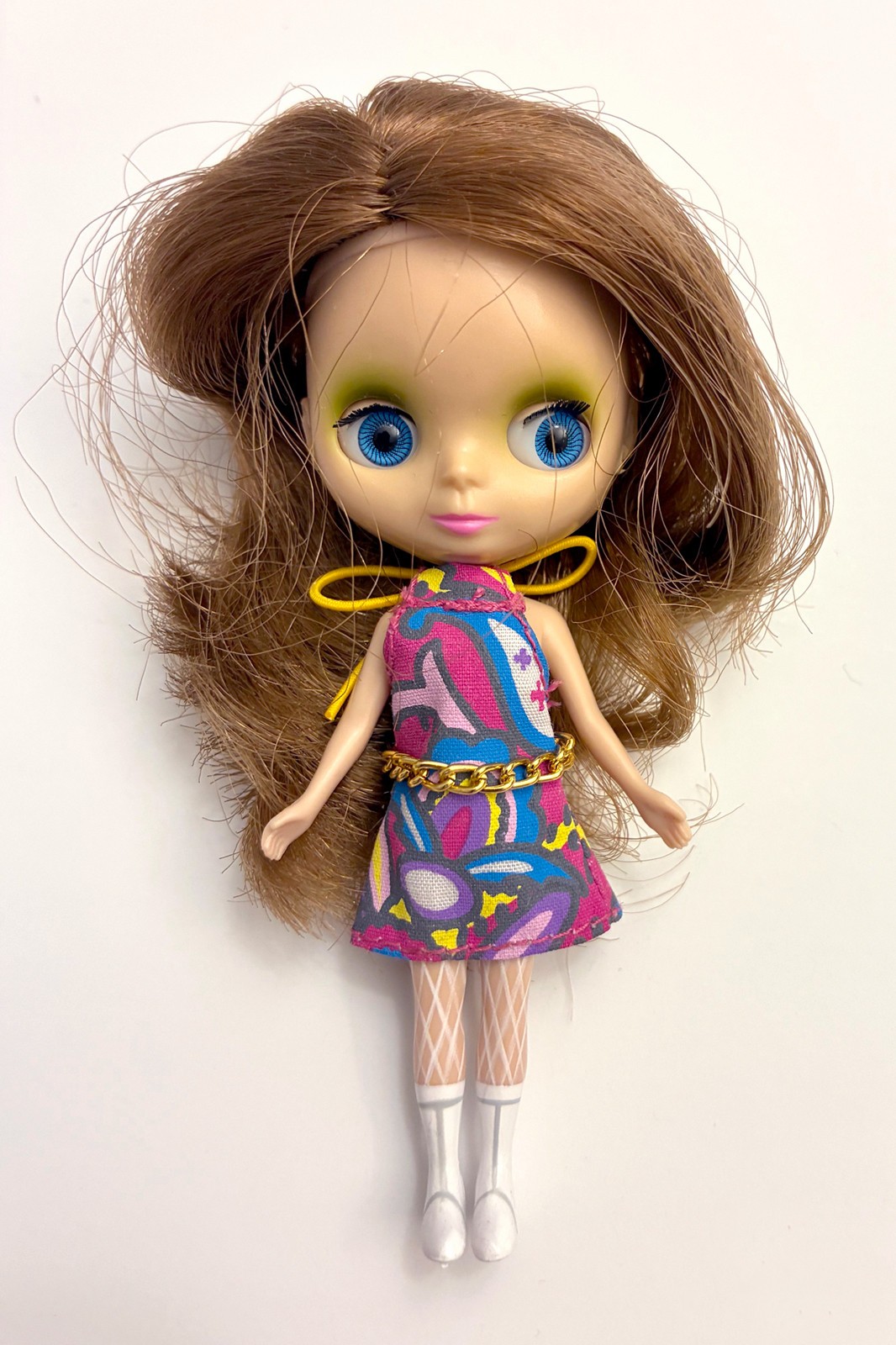 Petite Blythe Paisley Star Doll 4” Hasbro Takara--loose