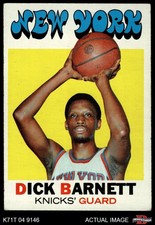 1971 Topps #17 Dick Barnett Knicks Tennessee St 3 - VG