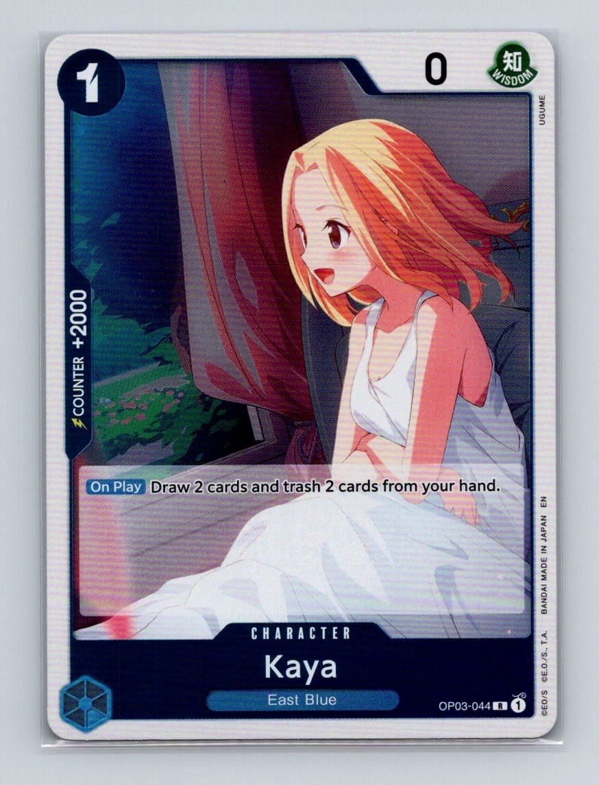 Kaya (Reprint) OP03-044 One Piece The Best Vol. 2 Foil Rare Card