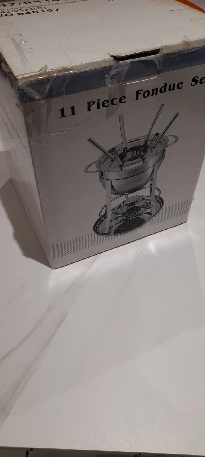 11 Piece Stainless Steel Fondue Set