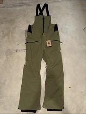 Burton Mens Reserve 2L Bib Pants L Martini Ol...