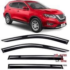 Tape-on Extra Durable Rain Guards for Nissan Rogue 2014-2020, For Rogue 14-20