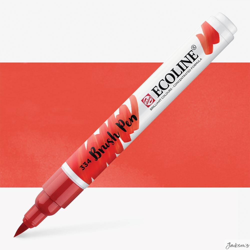 Royal Talens Ecoline Watercolour Brush Pen Scarlet For Colour Sketching