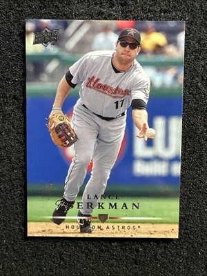 LANCE BERKMAN 2008 Upper Deck #513 Houston Astros (Buy 10 get 10 Free)